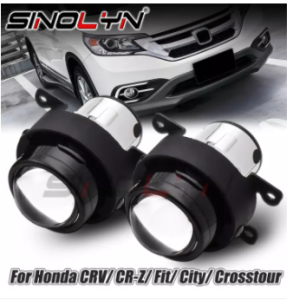 Sinolyn Fog Lamp Lens For Honda Accord City/CR-V/Insight/Fit/Crosstour 2.5 inch HID Bi-xenon Lens Spot Lights H11 H8 H9 Driving Lamps Accessories