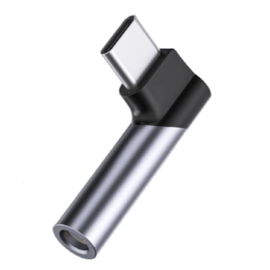 USB C to 3.5mm Audios Adapter HiFi Right Angle Dongle for HiFi Sound Compatible for Type C Devices Phone Converters
