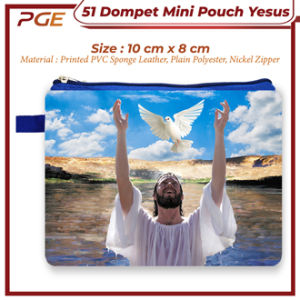 Dompet Mini Pouch Seri Yesus (JUAL PER 5PCS) Christian Jesus Bunda Maria Pouch Souvenir Kristiani Kristen Katholik