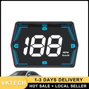 Car Digital GPS Speedometer HD LED Display Head Up Display Compass GPS Speed Meter Overspeed Alarm Speedometer Odometer