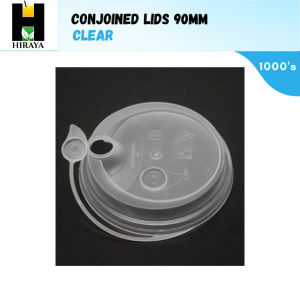 *[WHOLESALE] Conjoined Lids 90 MM (1000 Pcs/Box) Lids/ Milktea lids / Connecting lids /Connecting Lid