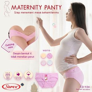SOREX 1134 Celana dalam wanita hamil model low waist ( dibawah perut )