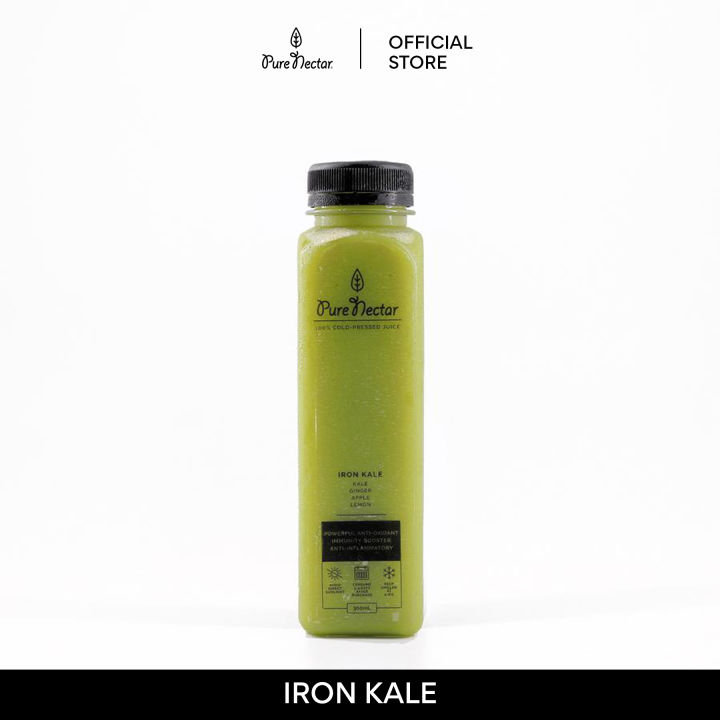 Iron Kale Premium ColdPressed Juice 300mL Fresh, Unpasteurized, No