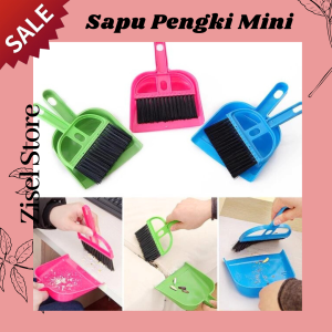 Sapu Mini Pengki Set Multifungsi Serok Cikrak Kecil Pembersih Debu
