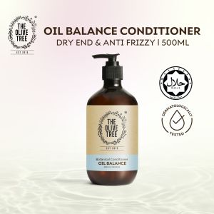 THE OLIVE TREE Conditioner Oil Balance 500ml For Dry & Frizzy Ends