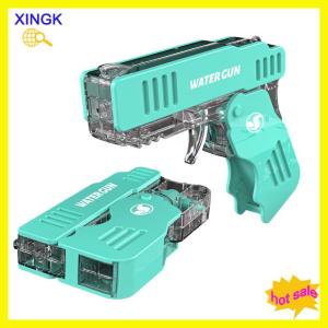 XINGK ปืนฉีดน้ำสำหรับฤดูร้อนปืนฉีดน้ำของเล่นชายหาดสุดสร้างสรรค์ปืนฉีดน้ำสำหรับเด็กของเล่นกลางแจ้งขนาดเล็กปืนฉีดน้ำของขวัญของเล่น