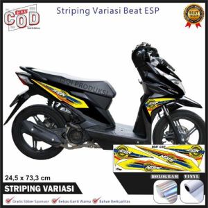 Stiker Striping Variasi Honda BEAT ESP Striping List Variasi BEAT ESP Hologram Vinyl