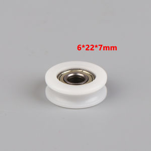LEI Moving Door And Window Slide Wheel 626 Bearing Pulley 6x22x7MM Planar Wheel U-shaped Groove Nylon Pad Injection Material