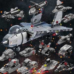 700PCS SWAT Building Blocks Set Police/Ship/Tank Educational Toys for Boys Gift mainan budak lelaki