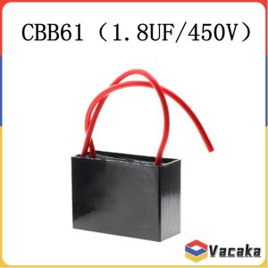 Vacaka 1PC CBB61 1.5uF 1.8uF Electric Fan Capacitor 450V Fan Repair Parts