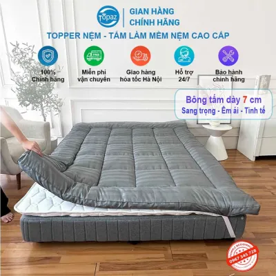 TOPPER NỆM làm mềm đệm bông tấm christopher guy chính hãng TOPAZ nhập khẩu mang lại cho bạn giấc ngủ êm ái và tiện nghi cao cấp