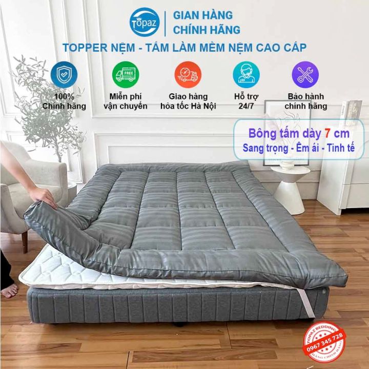 TOPPER NỆM làm mềm đệm bông tấm christopher guy chính hãng TOPAZ nhập ...