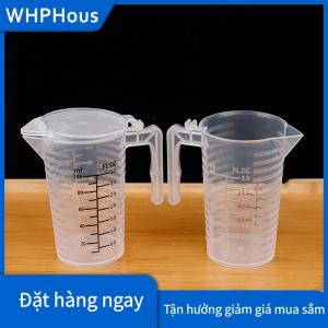 WHPHous OUFEN 100 250 500ml đo ly Jug rõ ràng Baking nhà bếp bột nước với bìa SC