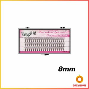 ขนตาปลอมแบบธรรมชาติ /8/10/11/12/14 มม. ต่อขนตาแต่ละช่อ False Eyelashes Cozy