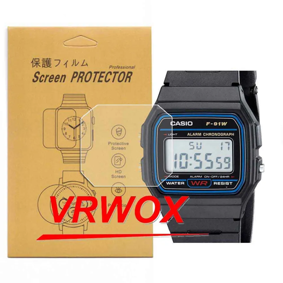 Casio f91w shop screen protector