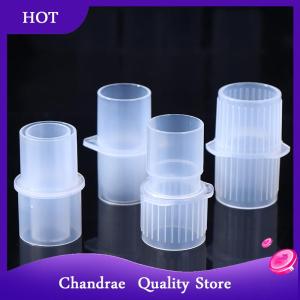 [Chandrae] 15mm To 22mm Anesthesia Breathing Circuit Corrugated System Straight Connector Veterinary Tool PP Material