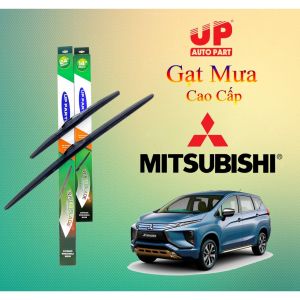 Gạt mưa ô tô MITSUBISHI Xpander Lancer Triton Pajero Sport Outlander Attrage - Ba khúc Silicone Luxury UP PARTS OEM