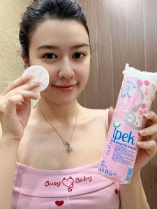 Bông Tẩy Trang IPEK Thổ Nhĩ Kỳ Mềm Mịn 100% Cotton 80 miếng - phân phối chính hãng