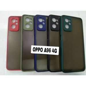 Soft Case Oppo A36 Oppo A76 Oppo A96 4G Oppo A57 4G / Oppo A77s My Choice Aero Color Button Matte Frame Camera