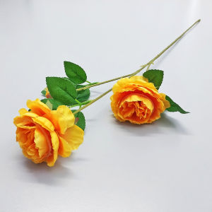 Tanaman Hias Bunga Mawar Besar Kain Tangkai Artificial Flower Dekorasi Hiasan Pajangan Buatan PBP70