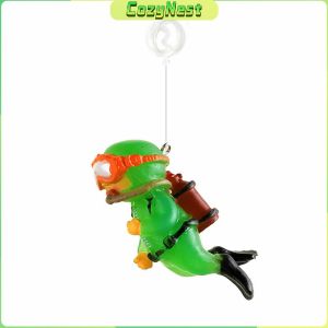 C.N. Aquarium Decor Fish Tank Floating Cute Decoration Diver Ornaments DIY Toy