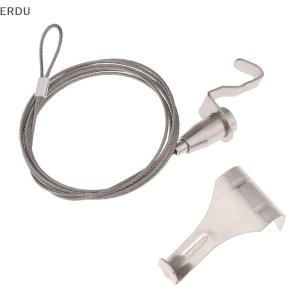 💕💞【Special price】ERDU 0.5-2เมตรปรับได้ศิลปะการแสดงผลที่แขวน304สแตนเลสสายเคเบิลชุดแขวนสำหรับแกลเลอรี่ภาพระงับเพดาน