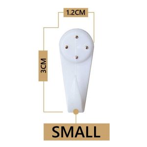 (1 PC) Hanging Hook Cement Nail Invisible Nail Seamless Plastic Handy Hard-Wall Nail Wall Mount Photo Picture Frame