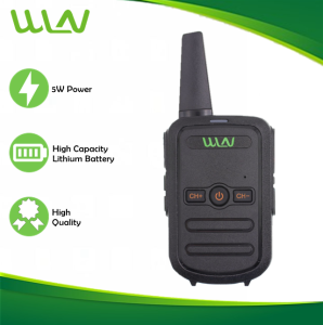 Wln KD-C51 5W UHF 400-470MHz 16 Channel Walkie Talkie Two Way Radio