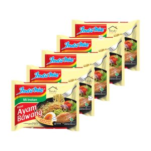 5PCS Indomie Mie instan Kuah Rasa Ayam Bawang