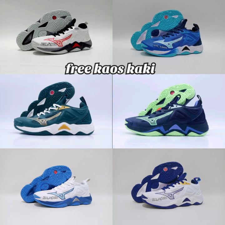 SEPATU VOLLY MIZUNO WAVE MOMENTUM LOW IMPORT SEPATU MIZUNO