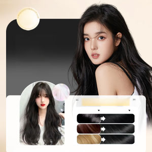 【Gentle On Skin】Herbal Hair Dye Plant Based Hair Colour Cream Natural Black Brown Color Non Fading Long Lasting Sensitive Scalp Safe Ammonia Free Permanent Home Use