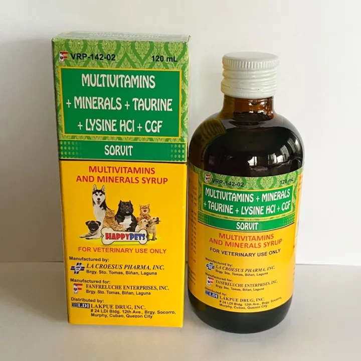 Bird Rabbit Syrup Sorvit Multivitamins and Minerals Syrup For Pets Cats Dogs Hamsters ...