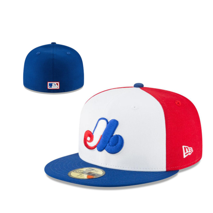 2023 HOT New Era 59FIFTY NE New Hat Montreal Expos Fitted Cap Men