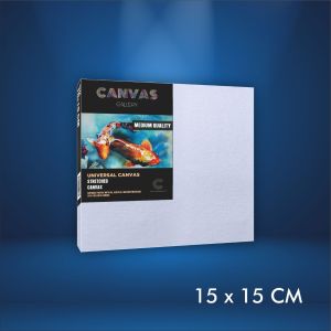 KANVAS LUKIS 15X15 CM / WATER COLOR CANVAS / WHITE CANVAS / KANVAS / CANVAS - MEDIUM QUALITY