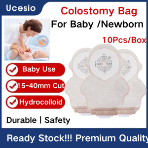 10/20/30Pcs Colostomy Bag for Baby 40mm One-piece System Ostomy Bag for Newborn Disposable Children Drainable KIds Stoma Bag Pouch Stoma care for children