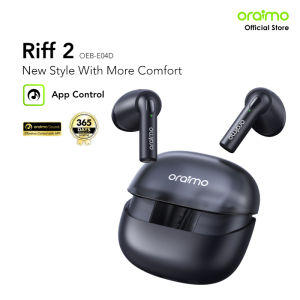 oraimo TWS Earphone Bluetooth Roll V5.0 Headset Bebas Genggam Nirkabel Tahan Keringat Earphone Laptop OEB-E03D Bass Kaya Hitam Putih Sweatproof Wireless Handsfree Black White Rich Earphones