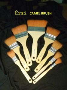 ERZI Camel Hair Paint Brush 1 SET 1/2" 3/4" 1" 1 1/2" 2" 2 1/2" 3" 4"