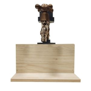 Wooden Base Wine Dispenser Single/Double/Three Faucet Whiskey Decanter Liquor Alcohol Whiskey Wood Dispenser Faucet