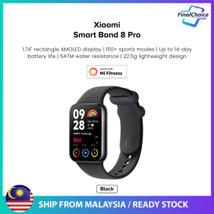 Xiaomi Smart Band 8 Pro 1.74" / Band 8 1.62” / Band 8 Active 1.47" 50+ Sport Modes Blood Oxygen Heart Rate Monitoring Water Resistant