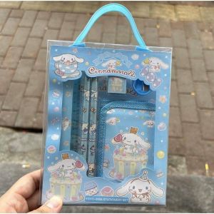 1 Sanrio Mymelody Kuromi Cinnamoroll Pen  Pencil Ruler Pencil sharpener Eraser Wallet kindergarten school start prizes portable stationery set gift  student gift