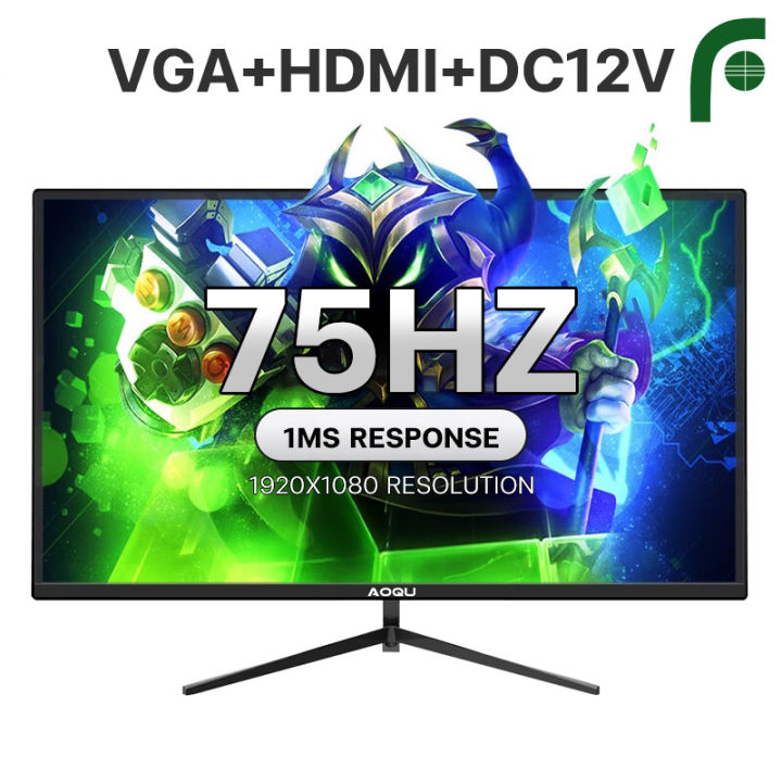 27 Inch HD Monitor PC Screen Large curved surface 75HZ Low Blu-ray ...