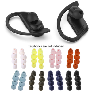 Silicone EarBuds -Gels Eartips Silicone Earpads Replacement EarBud Tips Corded Headset Earpads for -Powerbeats Pro