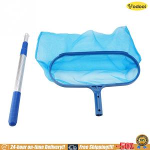 [Vodool]Robust Swimming Pool Skimmer Net with Adjustable Pole for Effective Cleaning of Water Surfaces