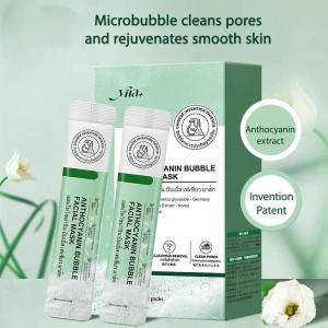 【Local Shipping】Dr.NL Anthocyanin Bubble Mask Deep Cleansing Oil Control Moisturizing Pore Minimizer