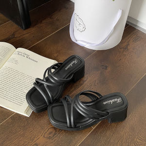 AL Sandals For Women With Heels Korean Elegant Sandals Heels Slippers For Women Fashion