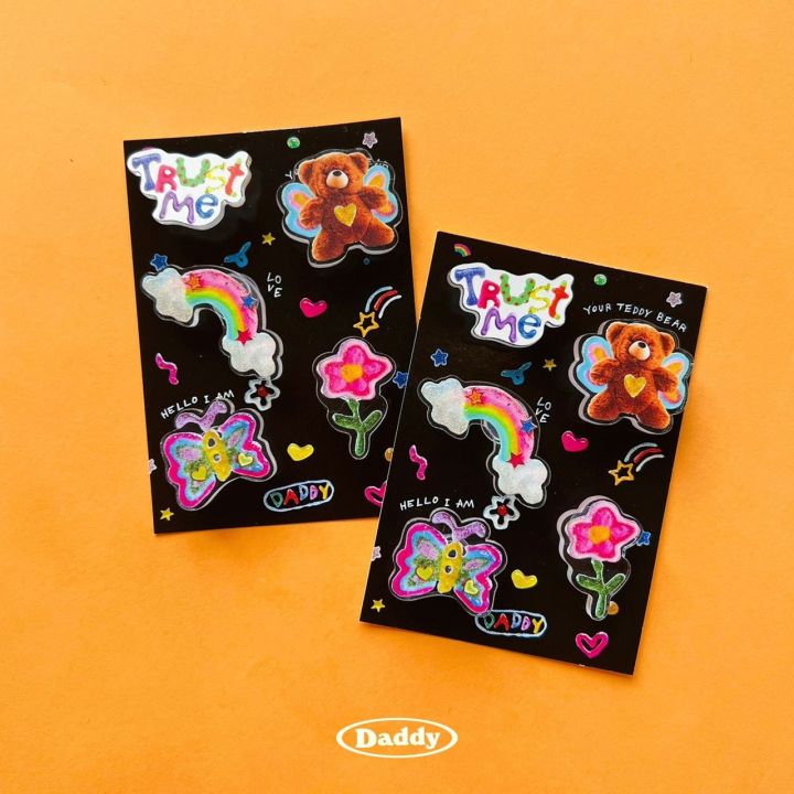DADDY | Jibbitz ลาย Trust Me ตัวติดรองเท้า Acrylic (Crocs) สุดน่ารัก