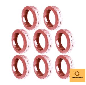 KW SHOP 8PCS/Set New Silicone Travel Luggage Caster Shoes with Silent Sound Reduce Wheel Wear Suitcase Wheels Protection Cover