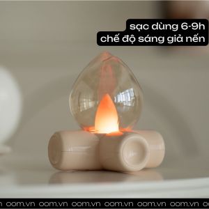 ĐÈN SẠC ĐỂ BÀN PHIPHAI - Chế độ sáng như ánh nến