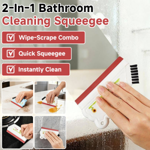 Scraper Stainless Steel Wiper Brush Humanized Abrasion Resistance Absorb Water Stains Decontamination