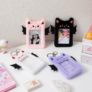 1 Chiếc Dễ Thương Demon Sang Trọng Kpop Photocard Giá Đỡ Có Móc Khóa Kawaii Hoạt Hình Tay Ảnh ID Ngân Hàng Thẻ Tín Dụng Bảo Vệ Văn Phòng Phẩm